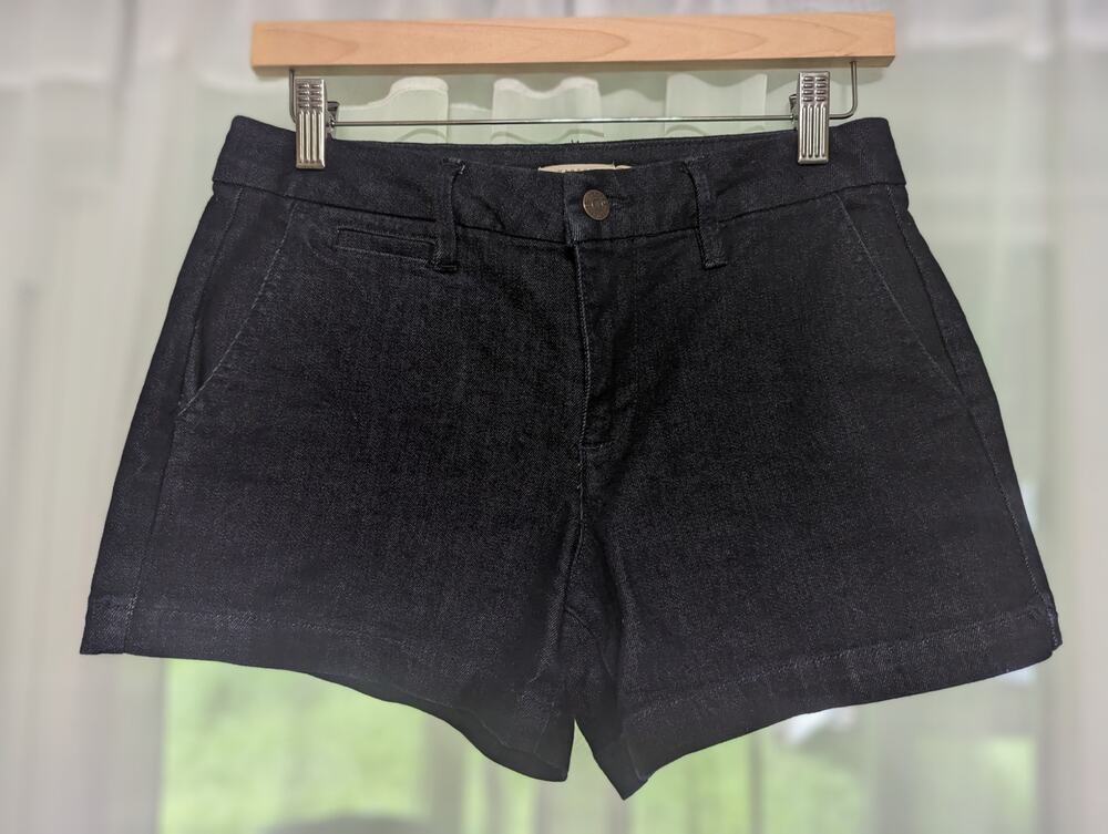 Harper Heritage Dark Blue Mid-Rise Jean Shorts - Size 27